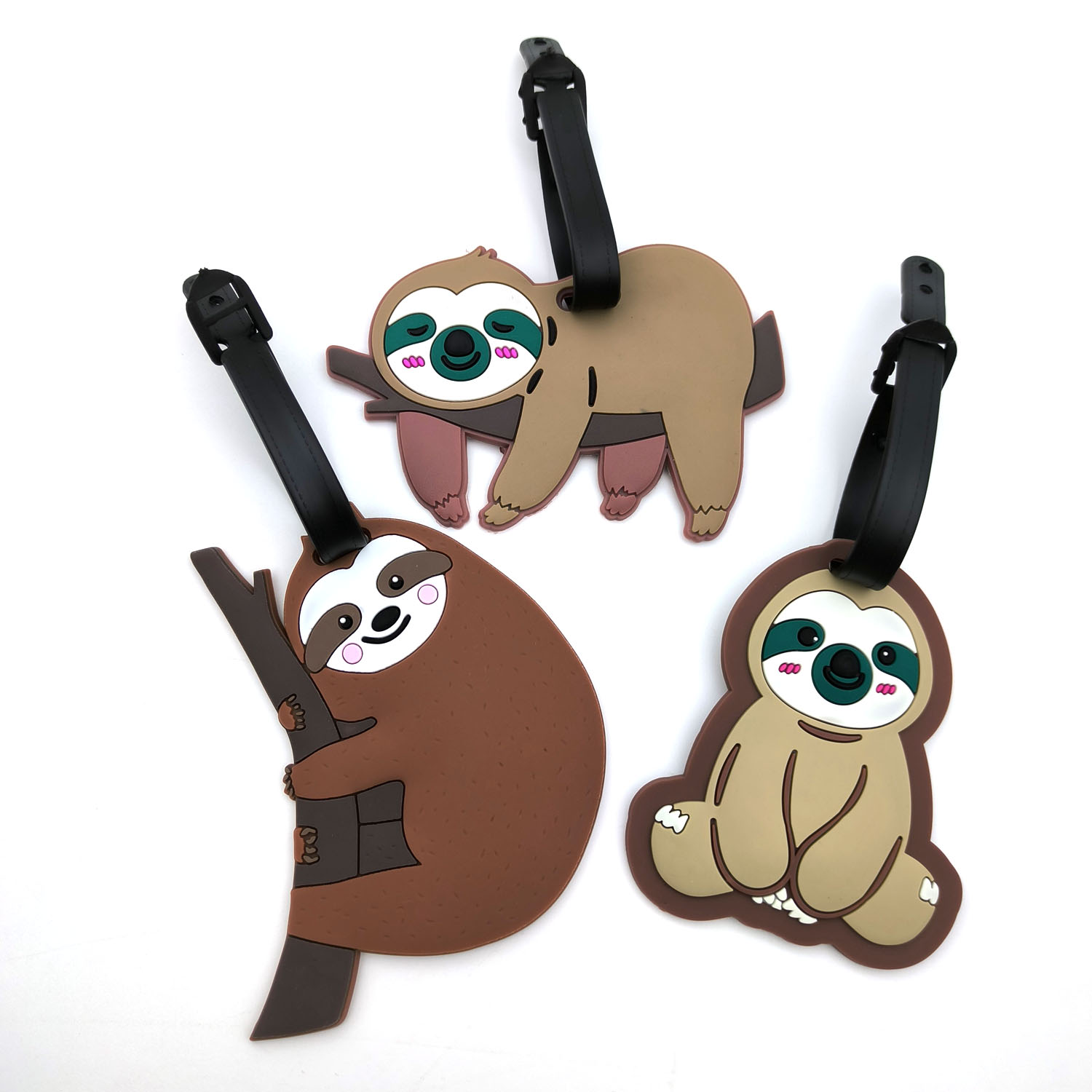 Qantas Travel Accessories - 1 pc/3 pcs ใหม่ล่าสุดอุปกรณ์เสริมกระเป๋าเดินทาง Creative Sloth