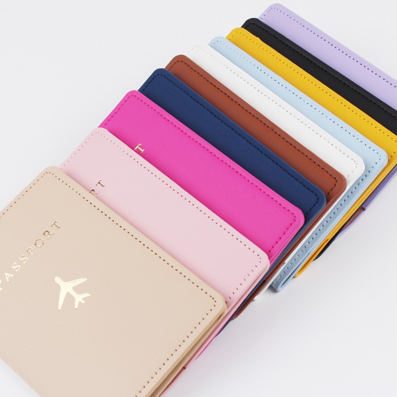 Qantas Travel Accessories - ซองหนังพียู1ชิ้นเคสใส่พาสปอร์ตแบบเครื่องบินกระเป๋าเก็บบัตรกระเป๋าสตางค์แฟชั่นน้ำหนักเบาอุปกรณ์เดินทางสำหรับผู้หญิงหรือผู้ชาย