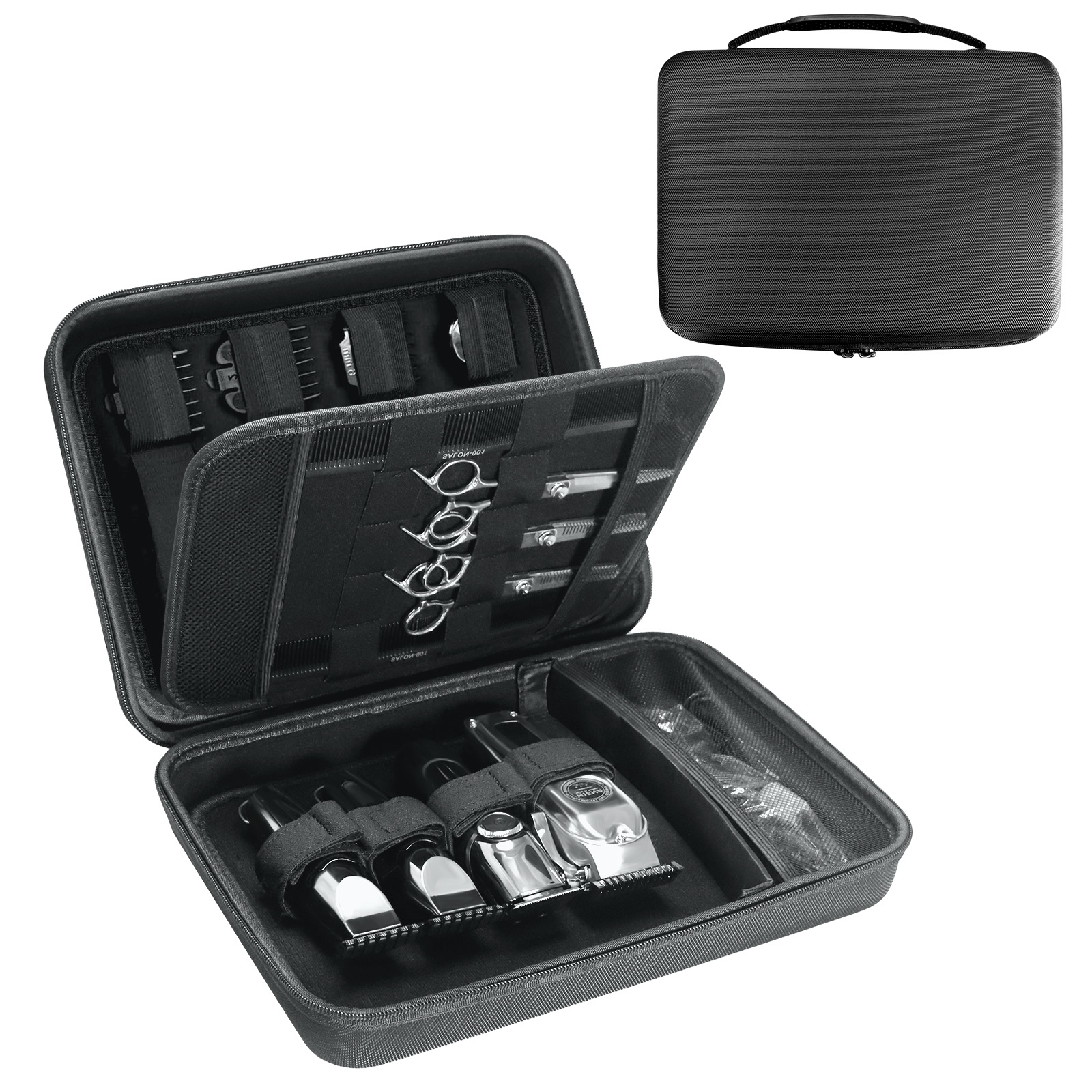 Travel Router Accessories - กระเป๋าใส่เครื่องตัดผม – กระเป๋าจัดระเบียบแบบแข็ง EVA สำหรับใส่เครื่องตัดผม, เครื่องเล็มขน,