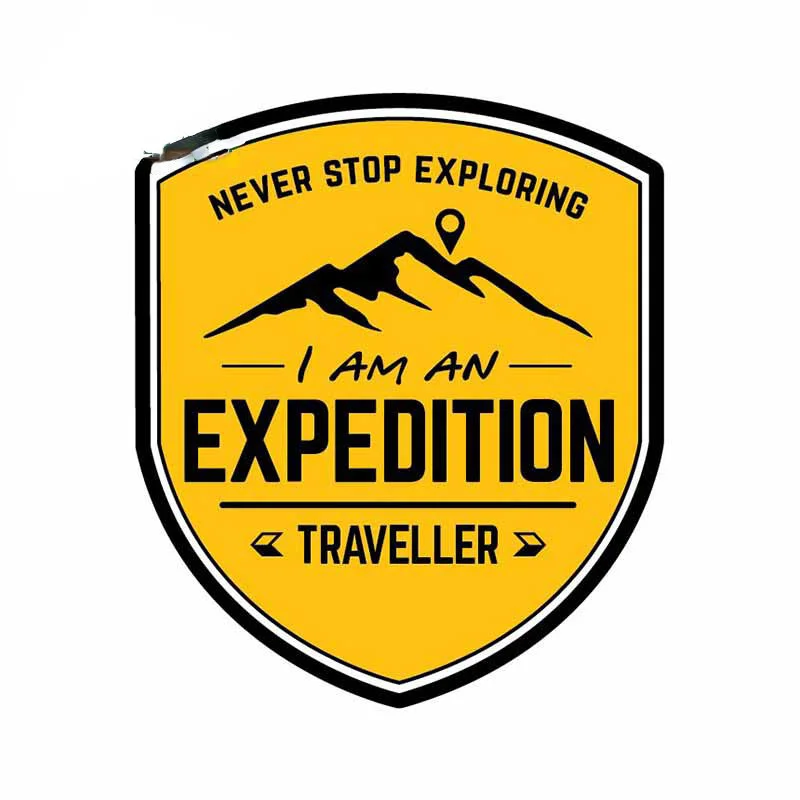 Travel Accessories Store - สติกเกอร์ติดรถยนต์ลาย Expedition Travel ขนาด 13 ซม.