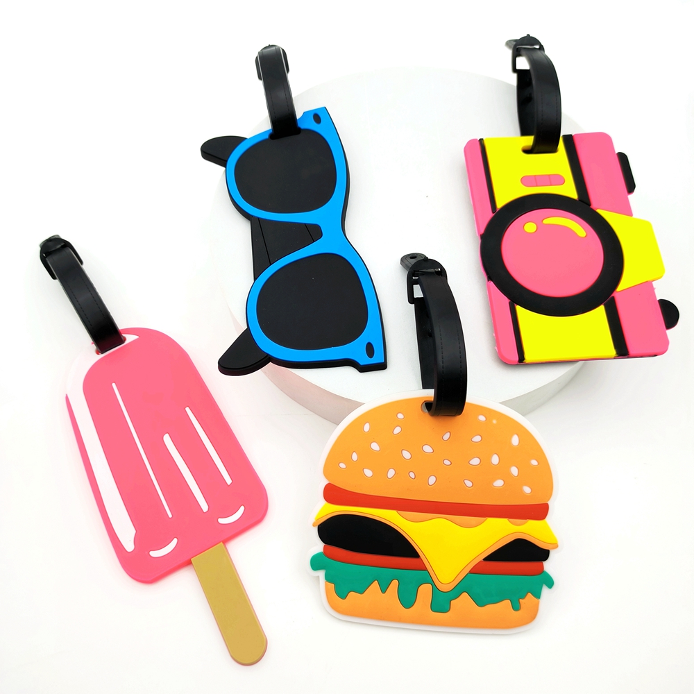 Travel Accessories International - แท็กกระเป๋าไอศกรีมฮัมบูร์ก 1 ชิ้น, แท็กกระเป๋าเดินทางสนามบิน, แท็ก ID