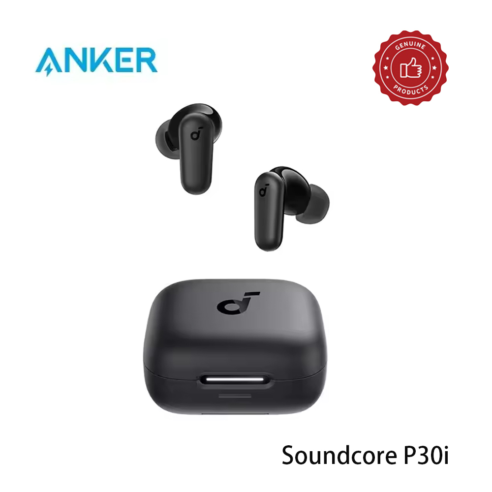 Travel Plug Type C - หูฟังบลูทูธ Anker Soundcore P30i ตัดเสียงรบกวนอัจฉริยะ พร้อมเอฟเฟกต์เสียงรอบทิศทาง