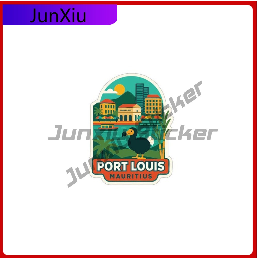Travel Accessories Mauritius - สติกเกอร์ตกแต่งรถยนต์ พอร์ตหลุยส์ มอริเชียส สำหรับตกแต่งรถมอเตอร์ไซค์และรถยนต์ รุ่น Yz250x