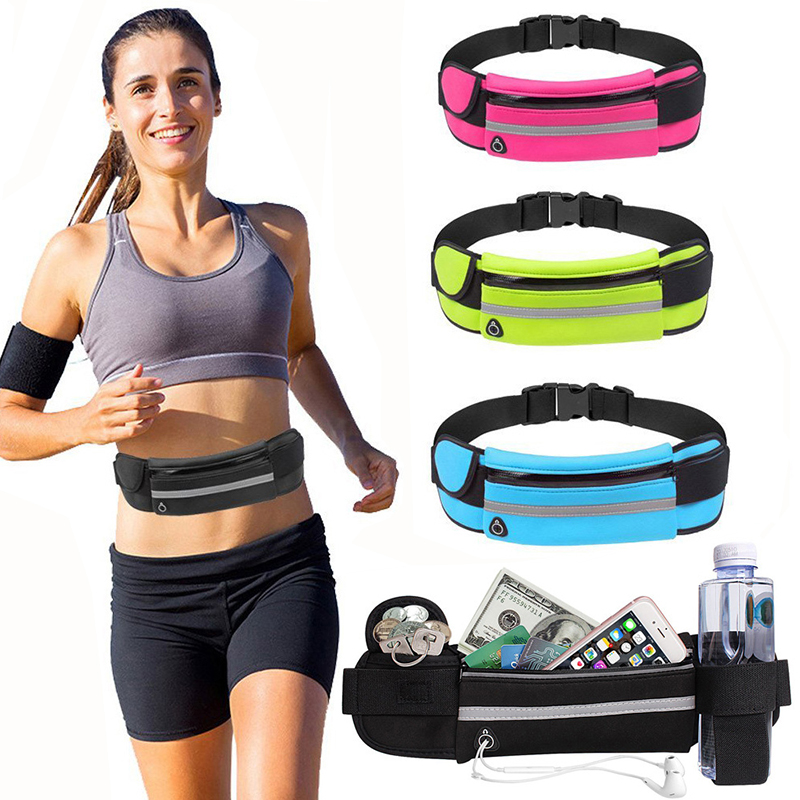 Hydration Pack Backpack - กีฬา Fanny Pack ผู้หญิงวิ่งเอวกระเป๋าเข็มขัดผู้ชายกระเป๋าโทรศัพท์ยิมกระเป๋า Water Hydration