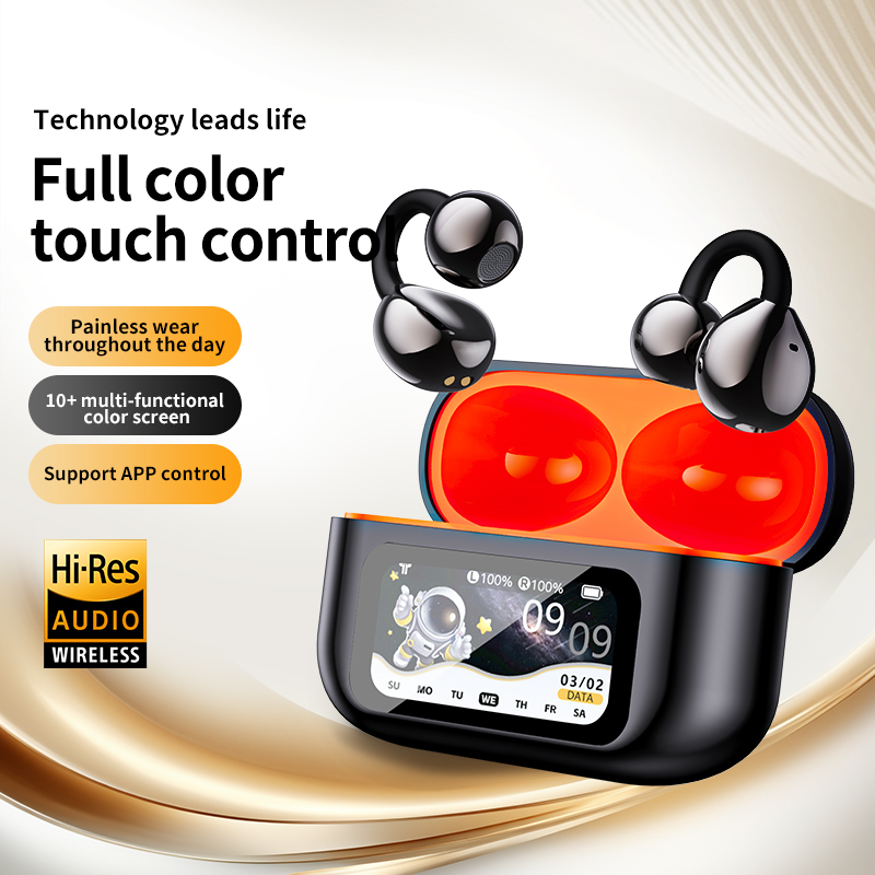 Travel Plug Type C - หูฟังแปลภาษา AI ไร้สายแท้ พร้อมจอแสดงผล LED และเคสชาร์จไร้สาย