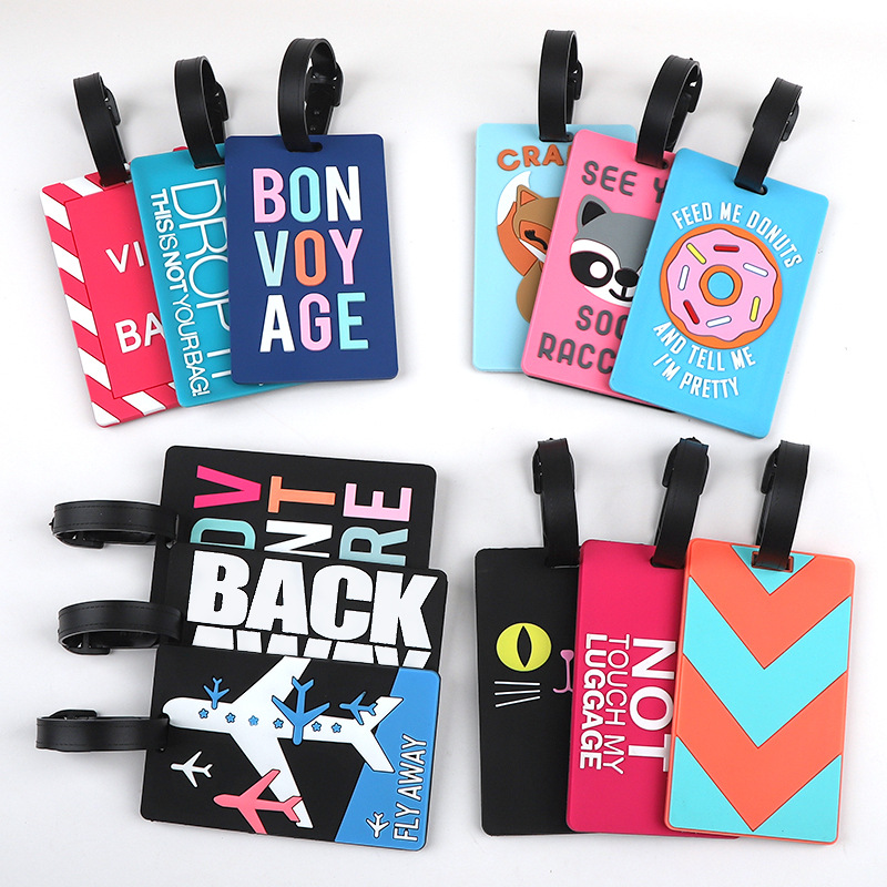 Travel Accessories International - 1 PC การ์ตูนสัตว์ PVC กระเป๋าเดินทางผู้หญิงผู้ชาย Holiday