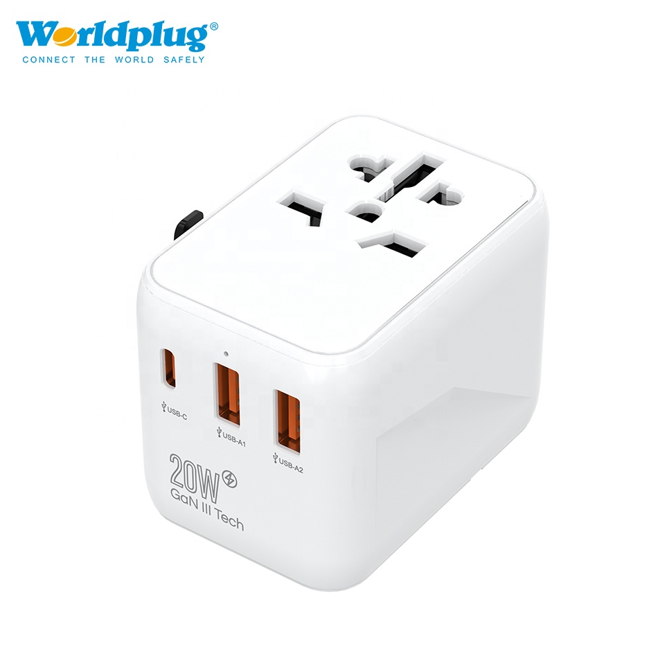 Travel Plug Type C - อะแดปเตอร์แปลงไฟแบบ GaN 20W Type C ชาร์จเร็ว