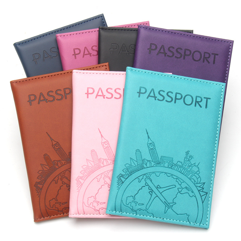 Qantas Travel Accessories - ซองใส่พาสปอร์ตหนังพิมพ์ลาย Global Flight ซองพาสปอร์ตน้ำหนักเบา ซองใส่พาสปอร์ตสำหรับเดินทางโดยเครื่องบิน ซองใส่บัตรประจำตัว