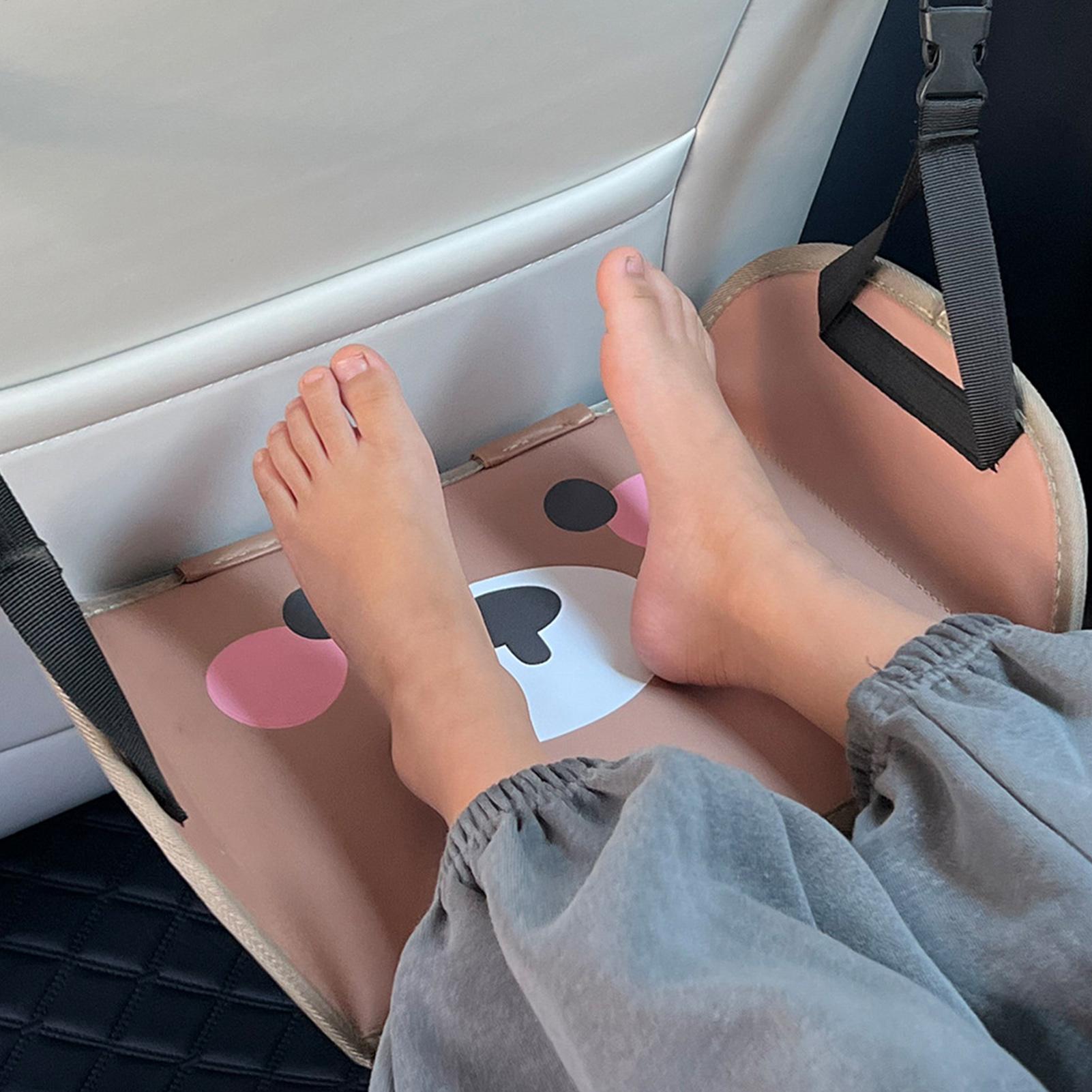 Travel Accessories With Kids - เด็กเครื่องบิน Footrest Hammock เที่ยวบินรถท่องเที่ยวที่นั่งเท้า Pad ปรับรถไฟแบบพกพาหมอนนอนอุปกรณ์เสริม