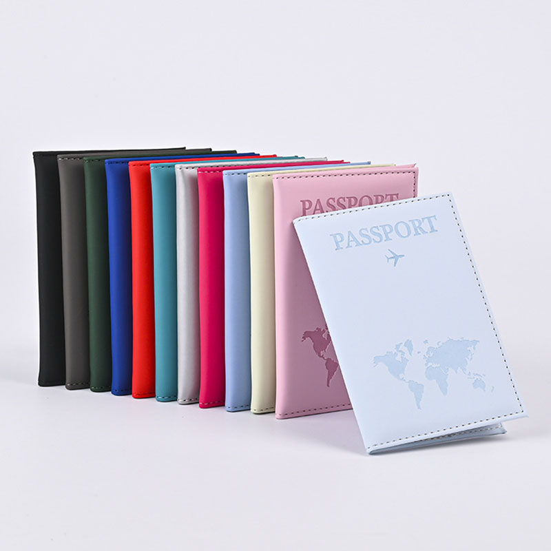 Qantas Travel Accessories - คนรักแผนที่โลกปกหนังสือเดินทาง Hot Stamping Simple เครื่องบินผู้หญิงกระเป๋าเดินทางผู้ชายหนังสือเดินทางแฟชั่นงานแต่งงานของขวัญ