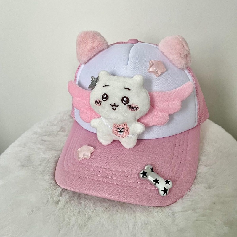Travel Accessories With Kids - อะนิเมะชิอิคาวะ อุซางิหมวกเบสบอลปักแฟชั่นย้อนยุคปรับได้สำหรับเด็กนักเรียนท่องเที่ยวกลางแจ้งคาวาอิของขวัญสำหรับทุกเพศ 2026