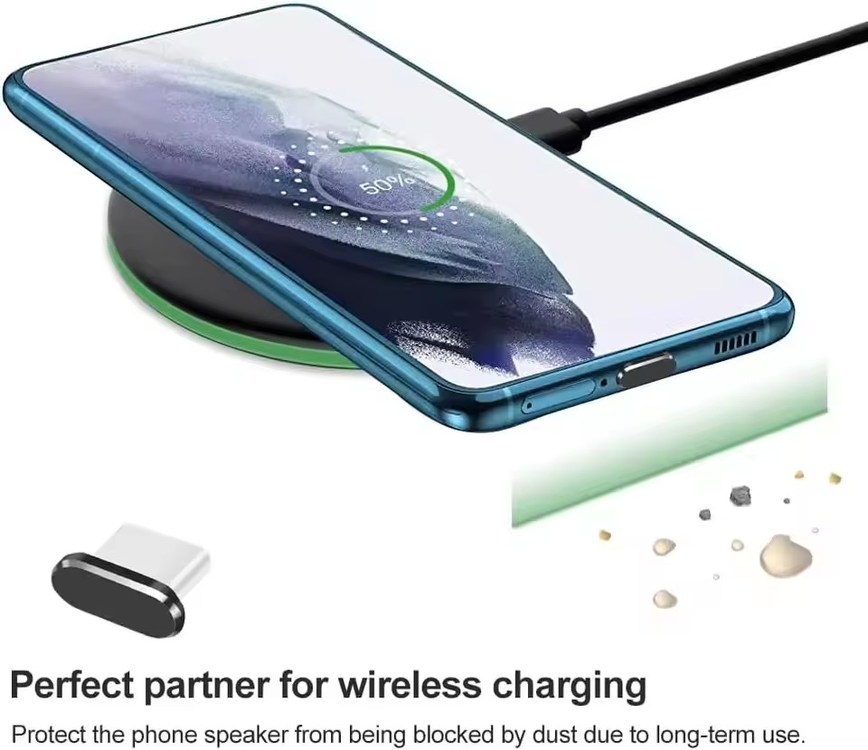 ปลั๊กกันฝุ่น USB C 4 ชิ้น พร้อ - Travel Plug Type C บทวิจารณ์และราคา