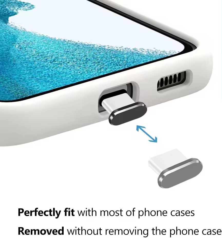 ปลั๊กกันฝุ่น USB C 4 ชิ้น พร้อ - Travel Plug Type C บทวิจารณ์และราคา