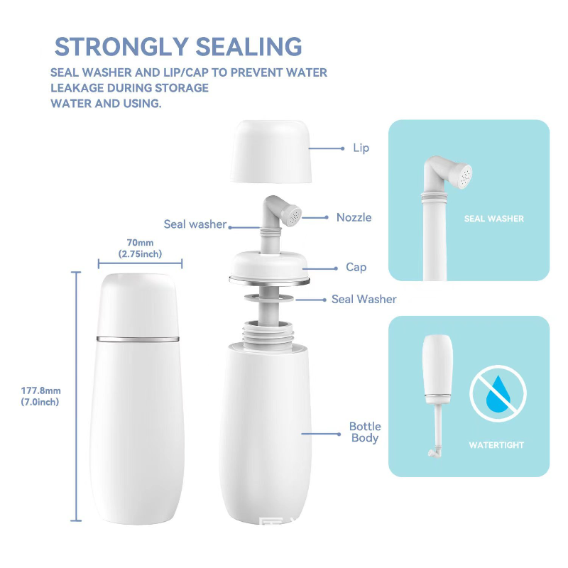 โถชําระล้างแบบพกพาสําหรับขวด P - Travel Accessories Bottles บทวิจารณ์และราคา