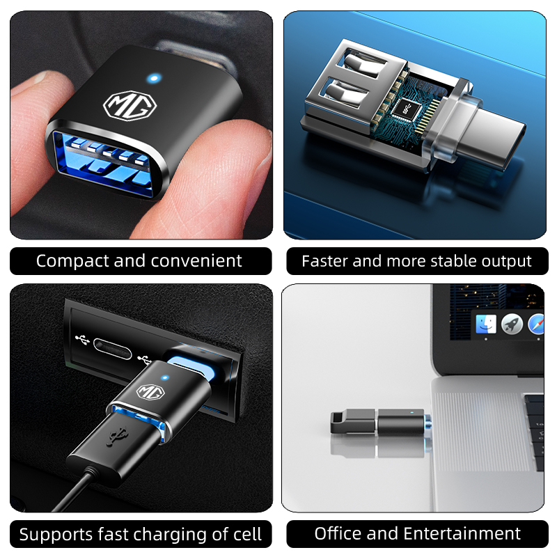 สายแปลงอะแดปเตอร์ LED สำหรับรถ - Travel Plug Type C บทวิจารณ์และราคา