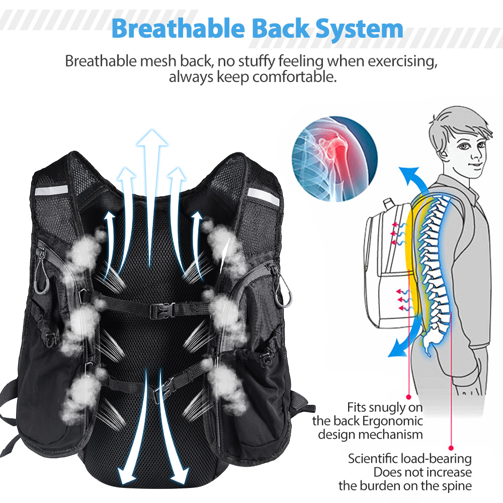 กระเป๋าเป้สะพายหลังสำหรับวิ่งพ - Hydration Pack Backpack บทวิจารณ์และราคา