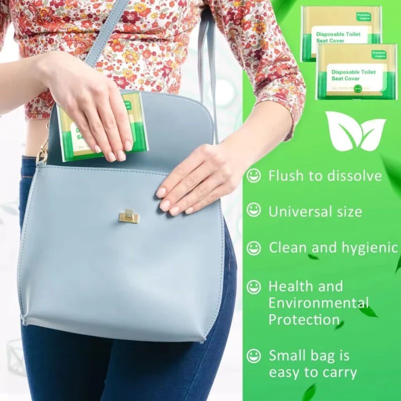 แผ่นรองนั่งชักโครกแบบใช้แล้วทิ - Travel Accessories Store บทวิจารณ์และราคา