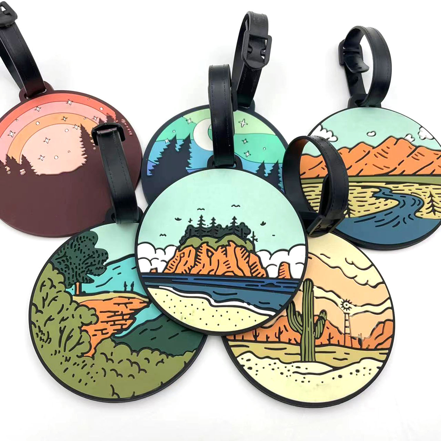 ป้ายชื่อกระเป๋าเดินทางลายท้องฟ - Travel Accessories International บทวิจารณ์และราคา