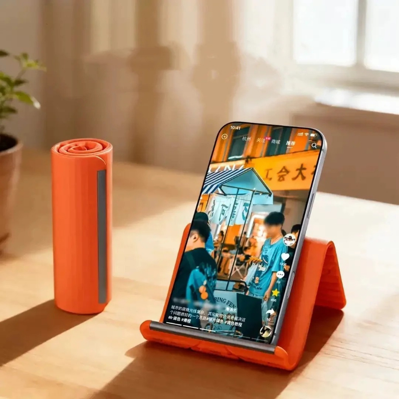 ขาตั้งโทรศัพท์แบบพกพาซิลิโคนสำ - Travel Accessories Store บทวิจารณ์และราคา