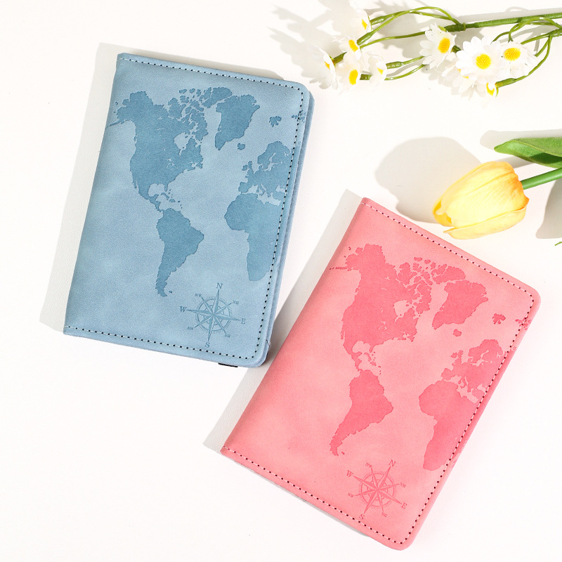 ซองใส่พาสปอร์ตหนังพิมพ์ลายแผนท - Qantas Travel Accessories บทวิจารณ์และราคา
