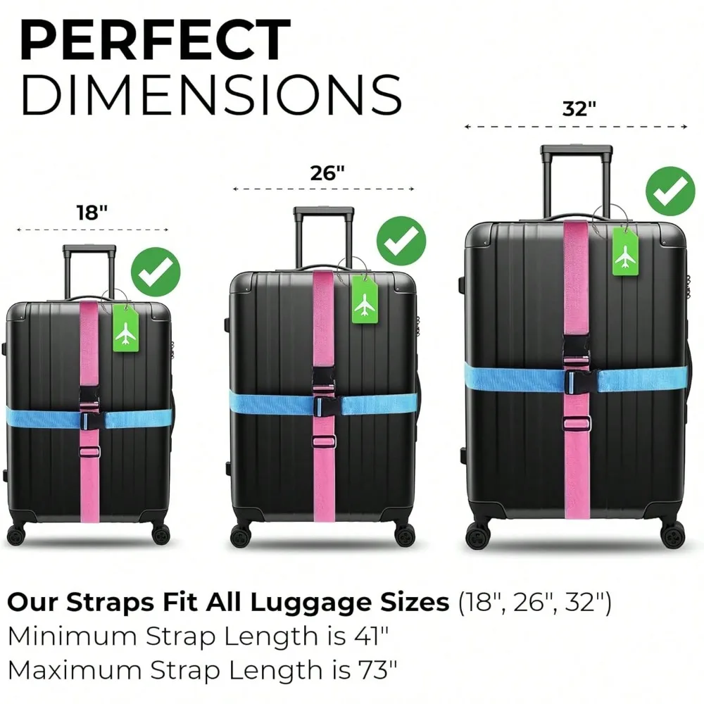 ชุดสายรัดกระเป๋าเดินทางพร้อมป้ - Travel Accessories International บทวิจารณ์และราคา