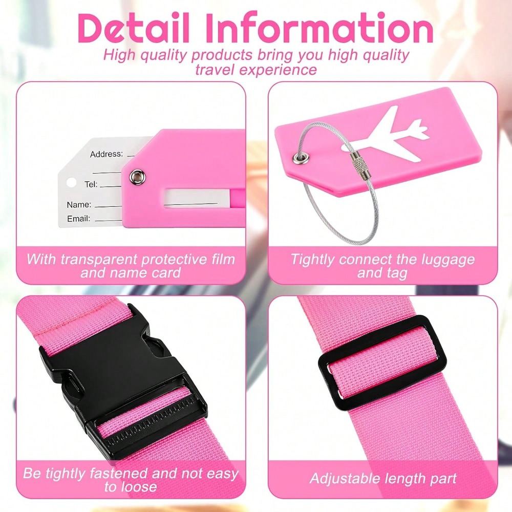 ชุดสายรัดกระเป๋าเดินทางพร้อมป้ - Travel Accessories International บทวิจารณ์และราคา