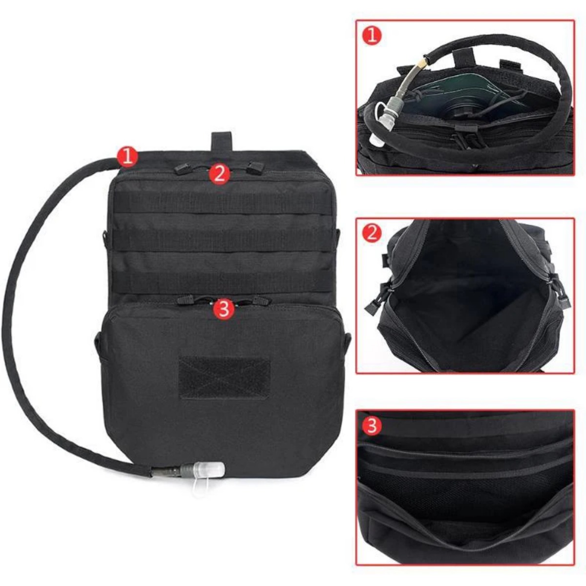 กระเป๋าเป้สะพายหลังสำหรับออกแค - Hydration Pack Backpack บทวิจารณ์และราคา