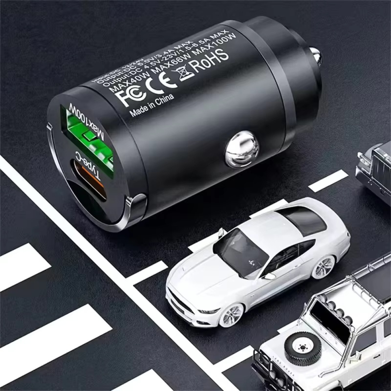 100W PD USB ที่ชาร์จในรถยนต์ ไ - Travel Plug Type C บทวิจารณ์และราคา