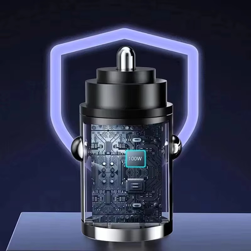 100W PD USB ที่ชาร์จในรถยนต์ ไ - Travel Plug Type C บทวิจารณ์และราคา