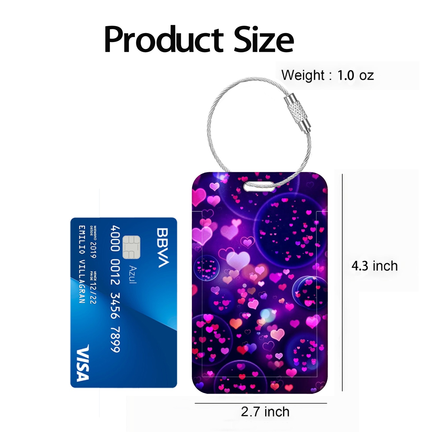 ป้ายติดกระเป๋าเดินทางลายหัวใจ  - Travel Accessories Drawing บทวิจารณ์และราคา