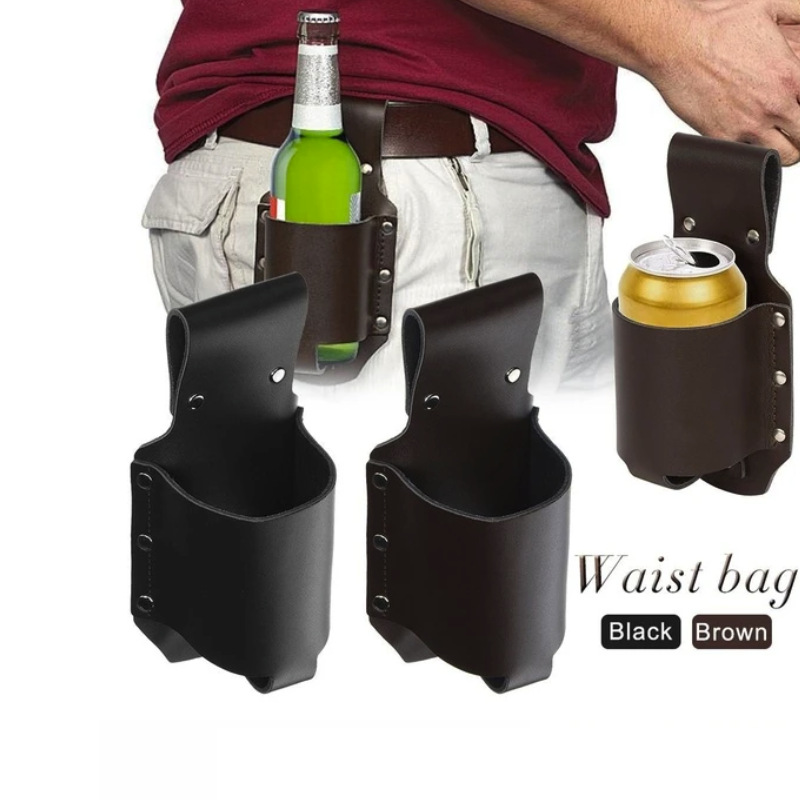 1 PC คลาสสิก PU หนังผู้ถือขวดเ - Travel Accessories Bottles บทวิจารณ์และราคา
