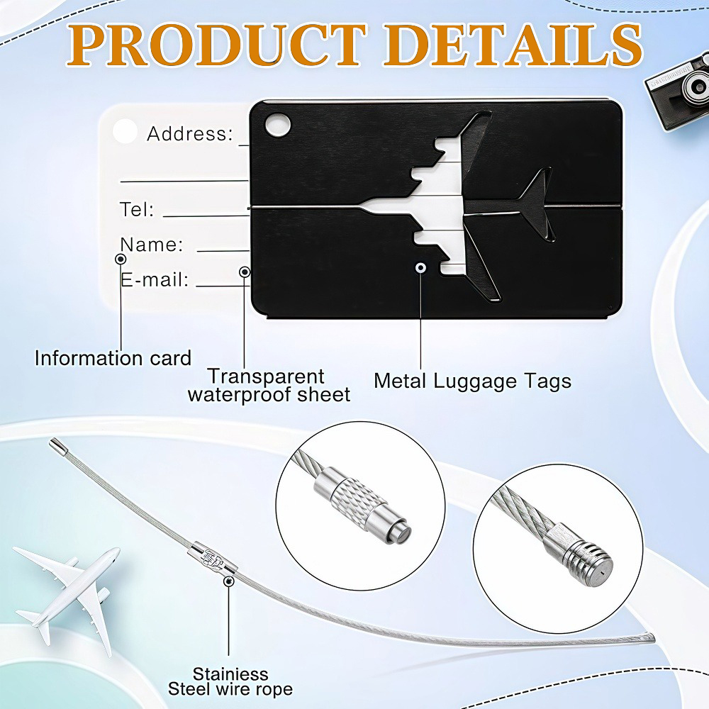 อลูมิเนียมอัลลอยด์แท็กกระเป๋าเ - Qantas Travel Accessories บทวิจารณ์และราคา