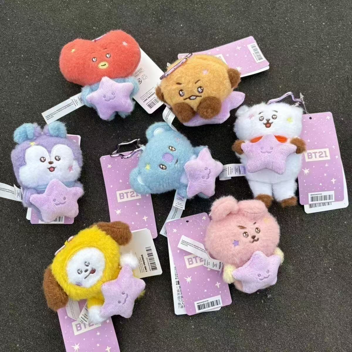 ตุ๊กตาพวงกุญแจ BT21 ซีรีส์ท่อง - Travel Accessories Store บทวิจารณ์และราคา