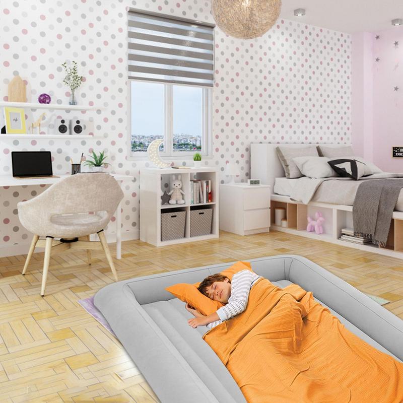 เด็ก Inflatable Travel Bed Air - Travel Accessories With Kids บทวิจารณ์และราคา