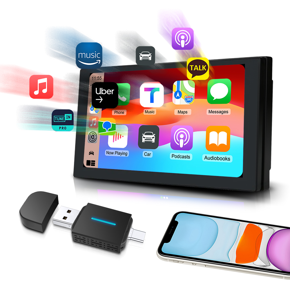 แอนดรอยด์ออโต้ไร้สายคาร์เพลย์  - Travel Plug Type C บทวิจารณ์และราคา